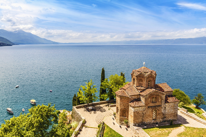 Lago Ohrid (Ocrida) en Macedonia