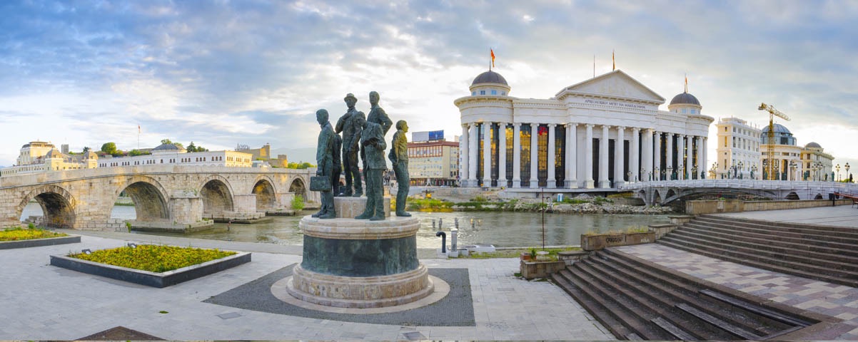 Skopje, la capital de Macedonia