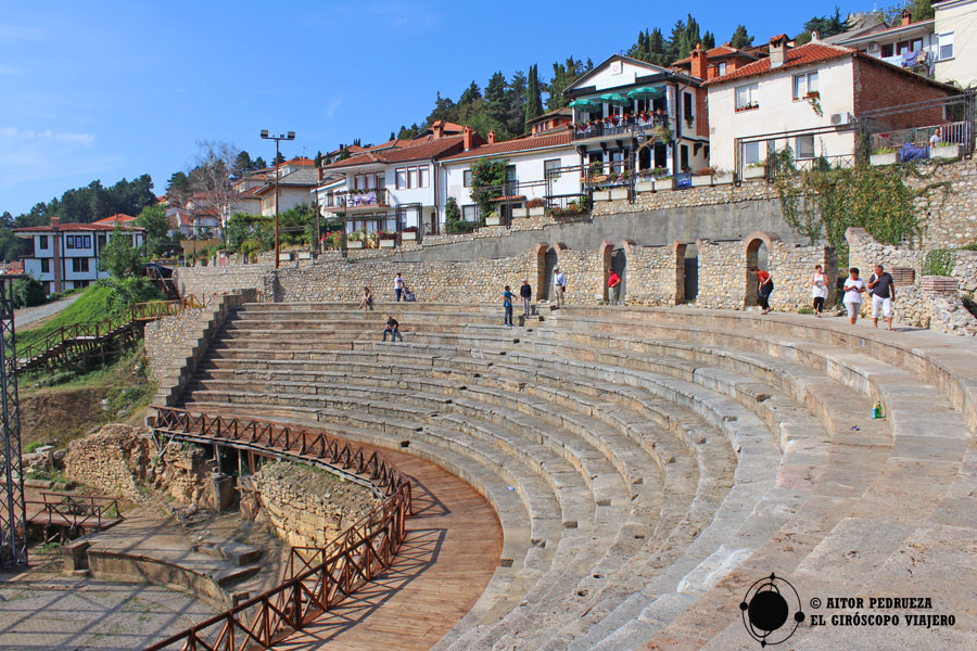 Antiguo teatro de Ohrid