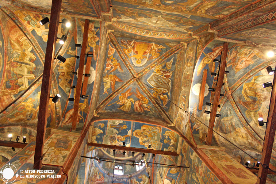Frescos del Monasterio de Visoki Decani en Kosovo